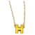 Hermès Hermes Gold Plated Pendant Necklace Yellow Gold-plated  ref.1456124