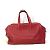 Duffle Hermès Borsa Boston in pelle rossa Hermes Rosso - vista 2