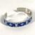 Bracelet Monogram LV Escale M69261 de Louis Vuitton Acier Bleu  ref.1456181