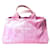 Tote Sac fourre-tout en coton rose Prada  ref.1456184