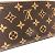 Cartera larga con cremallera Lovely Bird Monogram Louis Vuitton Castaño - vista 3