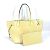 Borsa tote Epi Louis Vuitton Giallo