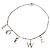 Collana a catena con logo Icon di Loewe Argento