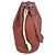 Bolsa de duffle com cordão e logo H da Hermès Marrom
