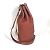 Bolsa de duffle com cordão e logo H da Hermès Marrom - vista 4