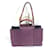 Hermès Sac fourre-tout en cuir violet Hermes  ref.1456981