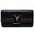 Billetera bi-fold Taurillon Clemence de Louis Vuitton Negro