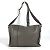 Hermès Borsa a spalla in pelle grigia Hermes Marrone - vista 2