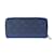 Louis Vuitton Taigalama Zip Around Long Wallet Blue Leather  ref.1457198