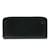 Louis Vuitton Epi Zip Around Long Wallet Black Leather  ref.1457308