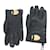 Gants Gon LV Staples MP2429 de Louis Vuitton Noir  ref.1457565