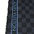 Xale de lã navy Louis Vuitton Azul marinho - vista 8