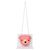 Sac bandoulière Teddy Bear de Charlotte Olympia en satin rose