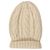 Eugenia Kim Cable Knit Beanie in Cream Wool White - view 3