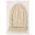 Eugenia Kim Cable Knit Beanie in Cream Wool White - view 4