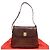 Autre Marque Borsa a spalla in pelle di coccodrillo marrone LANCEL