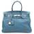 Hermès Hermes Birkin 30 Lederhandtasche in sehr gutem Zustand Blau  ref.1458441