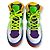 Sneakers alte Gucci Bianco Rosso Verde Arancione Porpora - vista 2