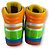 Sneakers alte Gucci Bianco Rosso Verde Arancione Porpora - vista 5