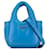 Prada Blue Small Padded Soft Nappa Bag Light blue Leather  ref.1459002