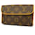 Pochette Monogram Florentine M51855 de Louis Vuitton Marron  ref.1459321