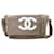 Chanel Brown Pile Enamel Shoulder Bag Leather Faux fur  ref.1459328