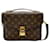 Louis Vuitton Monogram Pochette Metis MM Shoulder Bag Brown Patent leather  ref.1459350