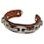 Lederarmband Chaine d'Ancre von Hermès Braun Silber Metall  ref.1459428