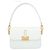 Borsa a spalla piccola Binder Off White Bianco