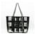 Borsa Tote Chanel Linea Windows Nero Plastica Poliuretano  ref.1460535