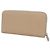 Autre Marque Portafoglio lungo con zip rotondo in pelle Bvlgari Beige - vista 2