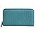 Bottega Veneta Leder Langbörse Blau Unisex