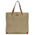 Gucci Beiger und Brauner Tote Bag Leder  ref.1461612