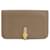 Hermès Hermes Dogon Duo GM Etoupe Long Wallet Beige Leather  ref.1461760