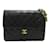 Timeless Chanel Matelasse Push Lock Chain Shoulder Bag Black Leather  ref.1461857