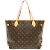 Borsa tote Monogram Neverfull MM di Louis Vuitton Marrone - vista 3