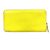 Hermès Cartera larga de cuero amarillo Hermes