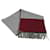 Hermès Hermes Kazak Fringe Bicolor Scarf Bordeaux x Gray  ref.1462179