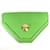 Hermès Bolsa de moedas de couro verde maçã Hermes  ref.1462190