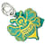 Christian Dior Dior x Shawn Men's Key Holder Ring Charm Green  ref.1462222