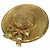 Broche vintage dourada da Chanel Dourado