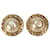 Boucles d'oreilles clips en or vintage Chanel Doré  ref.1462299