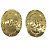 Timeless Vintage Gold Clip Ohrringe von Chanel Golden