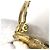 Timeless Vintage Gold Clip Ohrringe von Chanel Golden - Ansicht 11