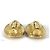 Timeless Vintage Gold Clip Ohrringe von Chanel Golden - Ansicht 3