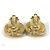 Timeless Vintage Gold Clip Ohrringe von Chanel Golden - Ansicht 4