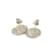 Orecchini in argento Chanel CC Mark 99C - vista 2