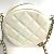 Borsa a catena rotonda CC di Chanel Bianco - vista 2