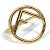 Bracciale Fendi FF placcato oro D'oro