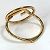Bracciale Fendi FF placcato oro D'oro - vista 2